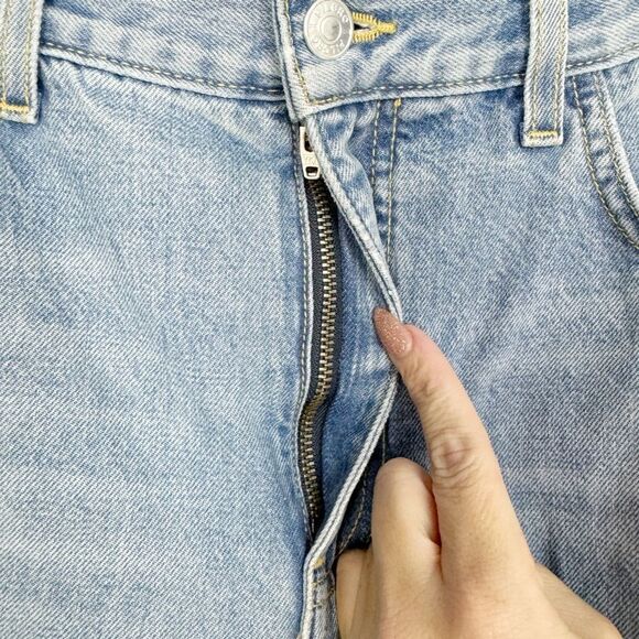 PILCRO | Vintage Crop Jeans Light Blue Wash Distressed Women’s Size 28 - Picture 7 of 15